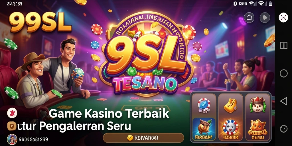 Screenshot gameplay 99SL menampilkan suasana Kasino yang mendebarkan.