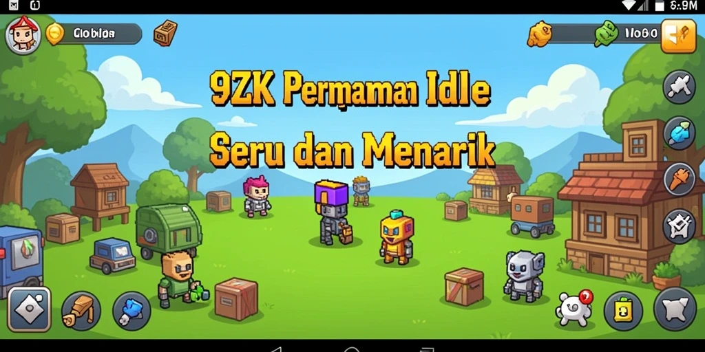 Tampilan gameplay menarik dari 9ZK yang seru dan menantang.