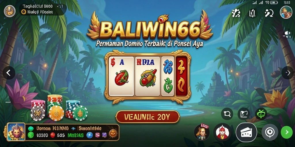 Tampilan permainan domino yang seru dan menantang di BALIWIN66.