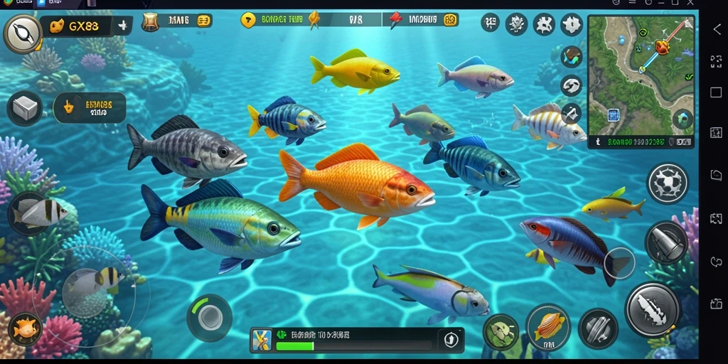 Screenshot gameplay Tembak Ikan di GX88 yang mendebarkan.