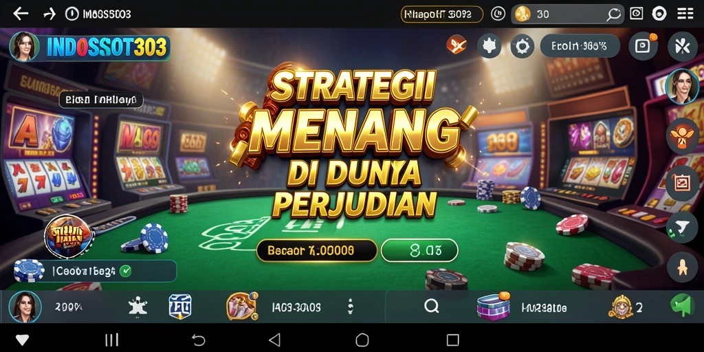 Tampilan gameplay strategis yang menarik dan mendalam di INDOSLOT303.