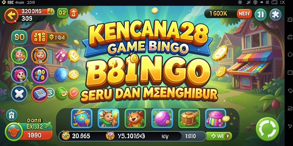Tampilan gameplay seru KENCANA28 dengan antarmuka menarik dan interaktif.