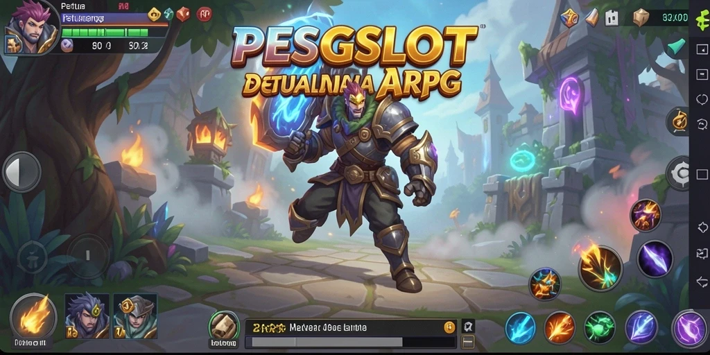 Tampilan gameplay PESGSLOT yang seru dan menantang dalam pertarungan ARPG.