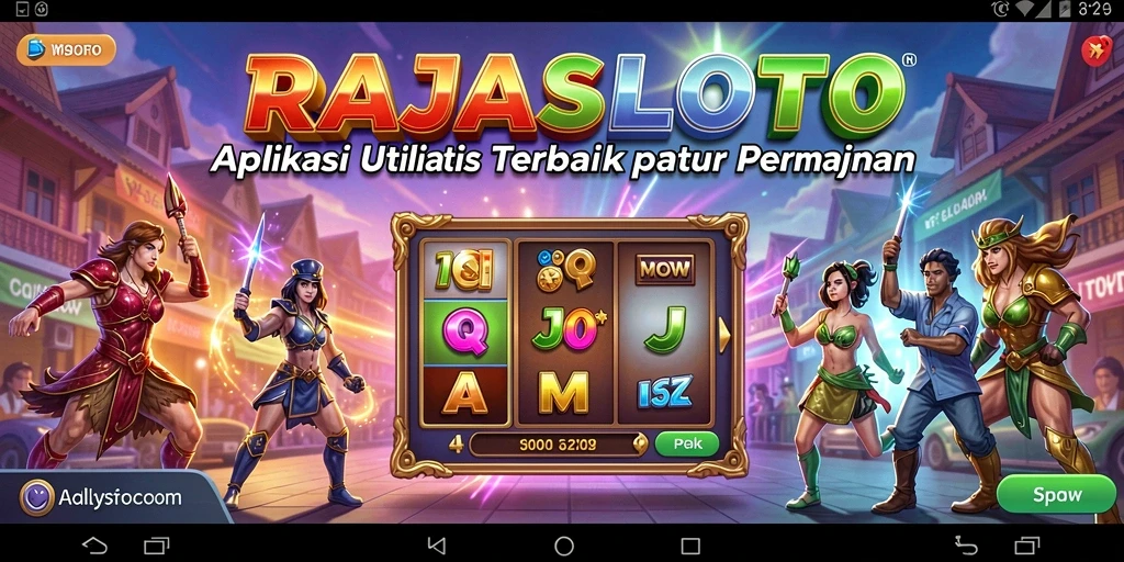 Tampilan antarmuka RAJASLOTO yang sederhana dan efektif.