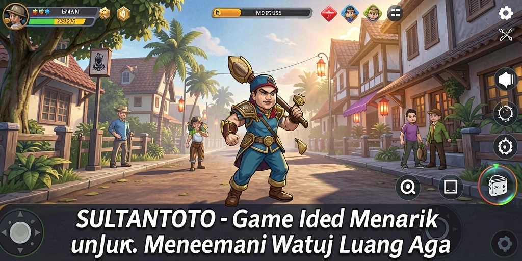 Screenshot gameplay SULTANTOTO menunjukkan momen pengumpulan sumber daya yang seru.