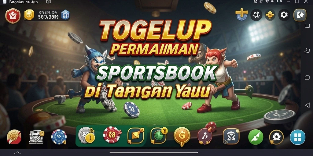 Screenshot gameplay TOGELUP menampilkan fitur taruhan yang menarik.