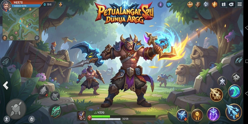 Tampilan gameplay seru dalam dunia fantasi ARPG.